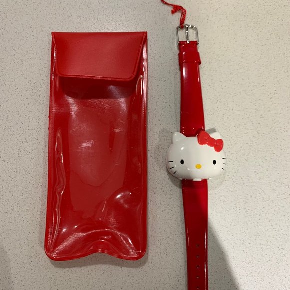 Vintage 1988 Sanrio Hello Kitty Rare Wrist Watch Collectible Retro Japan - Picture 1 of 12